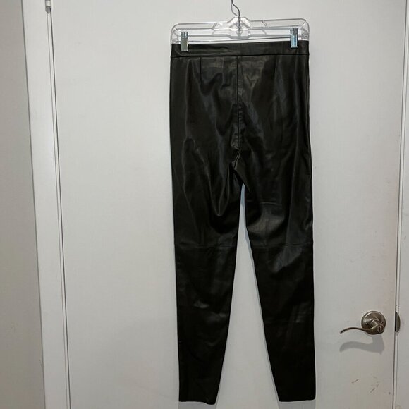 Zara Womens Faux Leather Skinny Pants Size Small - Picture 5 of 10